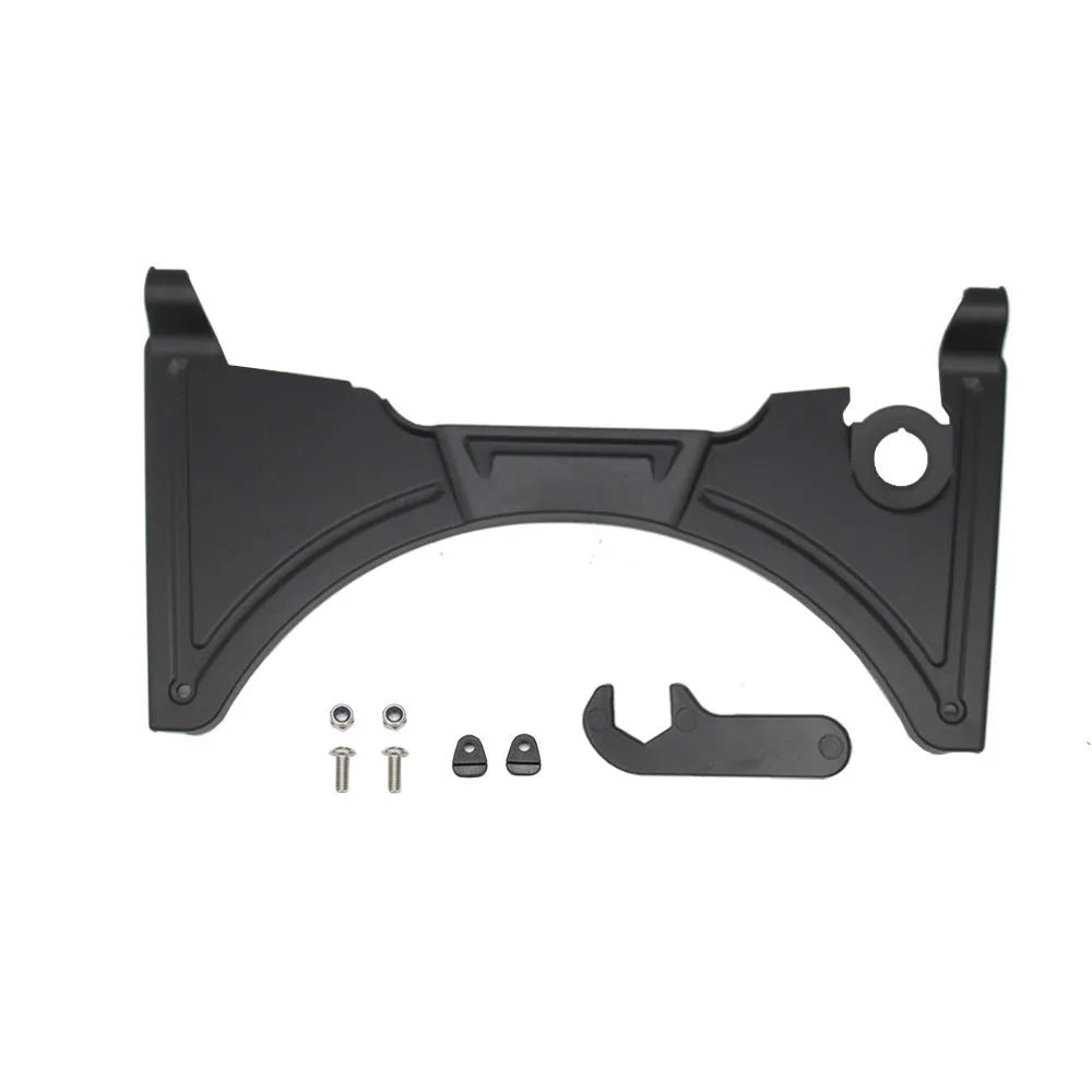 Gloss black ABS plastic cockpit fairing for BMW R1250GS motorcycle, model MO-CH003