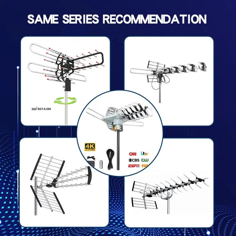 GR-1002 outdoor rotatable high gain digital television antenna for UHF reception