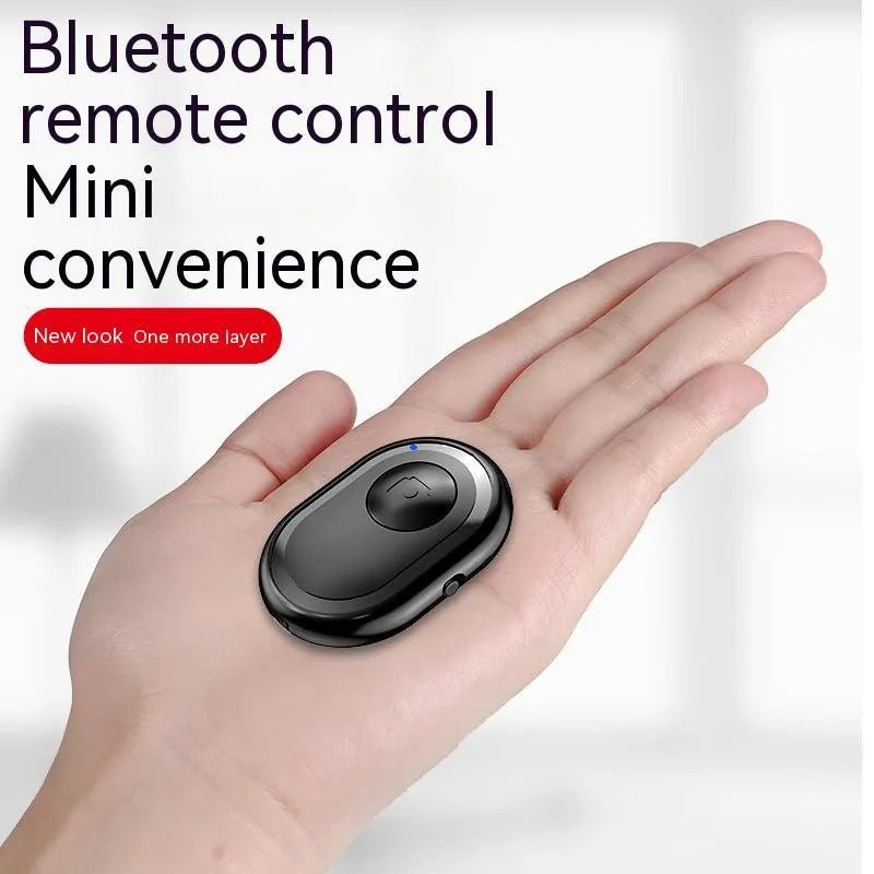 Wireless Bluetooth remote self-timer control for smartphone photography in black colour