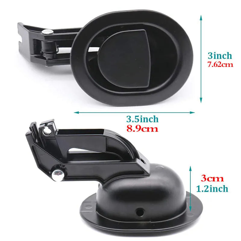 Black plastic horn cable sofa seat gas spring switch for recliner sofa, 9 x 7.6 x 6.7, injection moulded