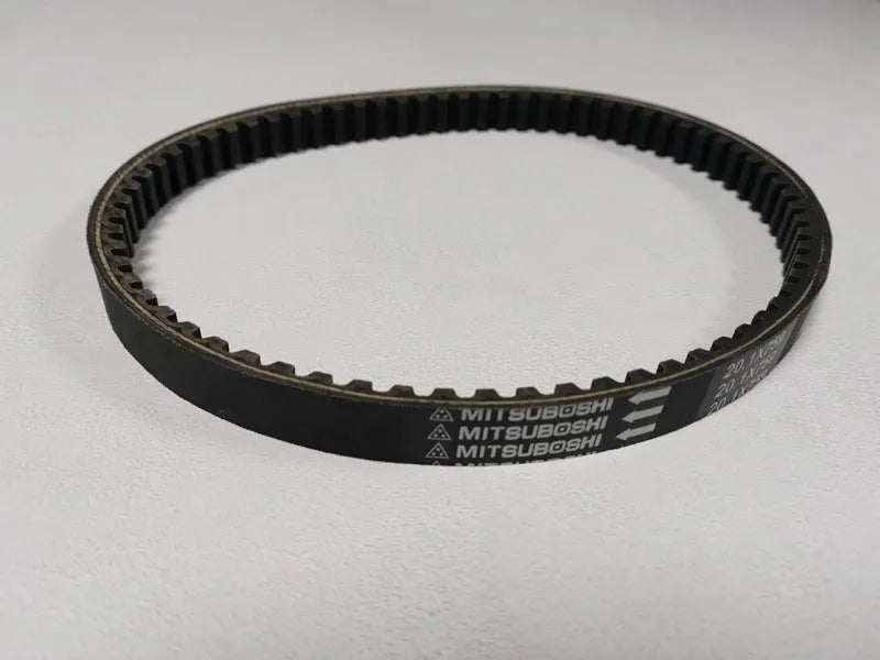Black motorcycle drive belt for Guangyang Jinli GP110 and Fengli VP110 pedal scooters