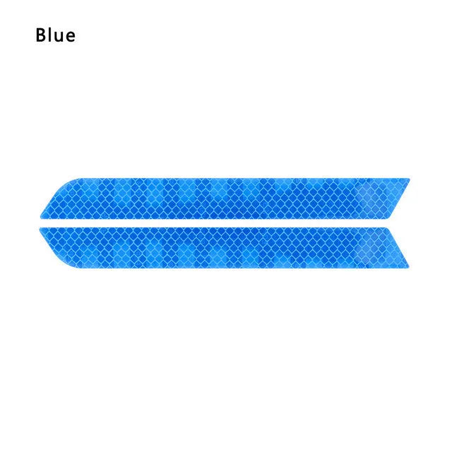 Car rear bumper reflective sticker PET film light bar red single chip 21.5x2.5cm