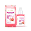 30ml bottle of watermelon nail care oil with vitamin E and jojoba oil