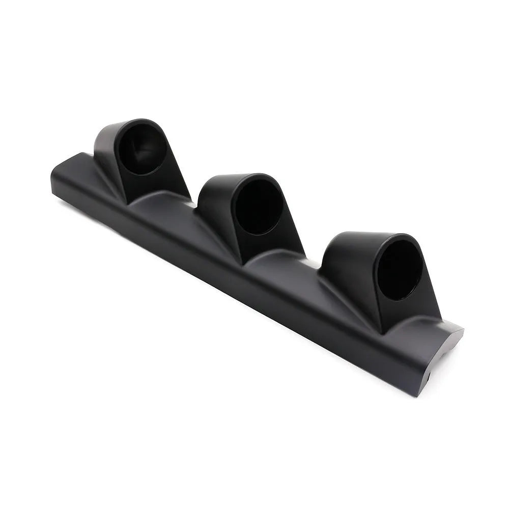 Black three-hole right drive instrument stand for 52mm car gauges