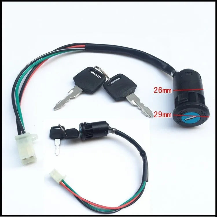 Plastic waterproof electric door lock actuator for car central locking systems