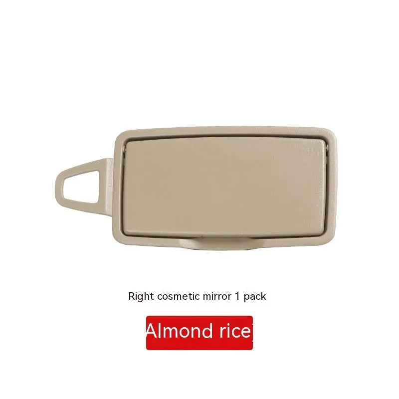 Mercedes GLE class black sun visor cosmetic mirror replacement cover measuring 215mm by 95mm.