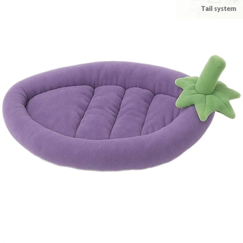 Removable washable dog mat in grey, shown inside a metal dog crate as a liner.