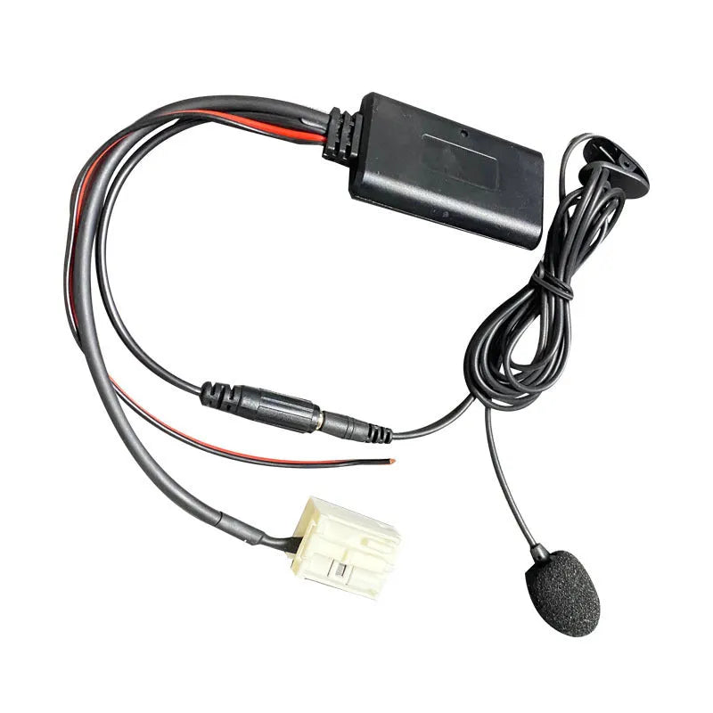 Bluetooth audio cable and microphone kit for Citroen and Peugeot car stereos with RD4 head unit.