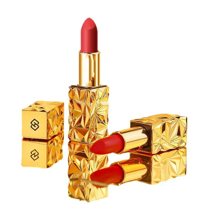 Velvet Soft Fog Lipstick 3.8g red matte colour lock lipstick with silky texture