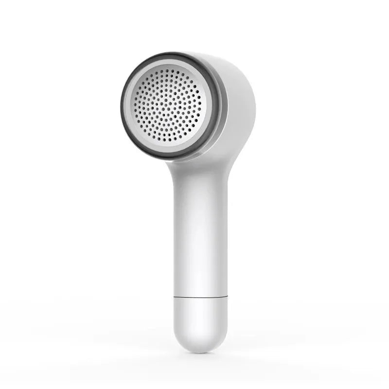 Hair ball trimmer with USB charging port and stainless steel cutting net in selected colour