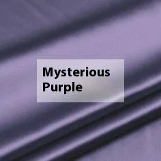 Double-sided silk duvet cover in solid colour with plain weave construction