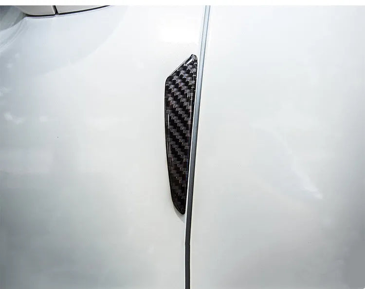 Roll of carbon fibre bumper film adhesive wrap in black and silver colours for car door body protection