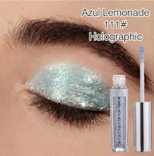 PHOERA Magnificent Metals Glitter and Glow Liquid Eyeshadow 21g bottle with holographic 3D metallic finish