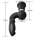 Mighty Power Hose Blaster Nozzle black with five spray settings and ergonomic handle