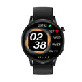 Smart watch with TFT screen, touch button, heart rate monitor, Bluetooth calling, and NFC in rose gold or silver