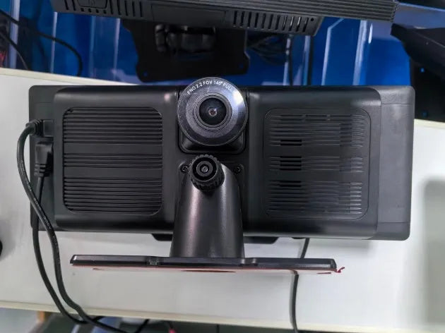 10.26-inch touch screen car navigation and dash cam with front and rear cameras