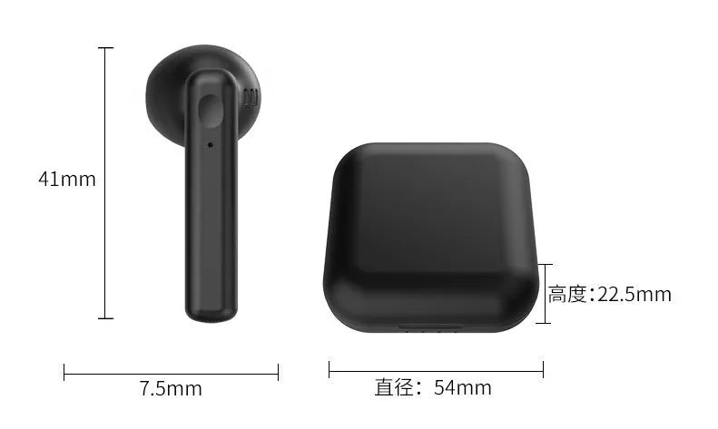 M1011 Macaron wireless sports headphones with charging case, available in Black, Green, Pink, Sky Blue and White