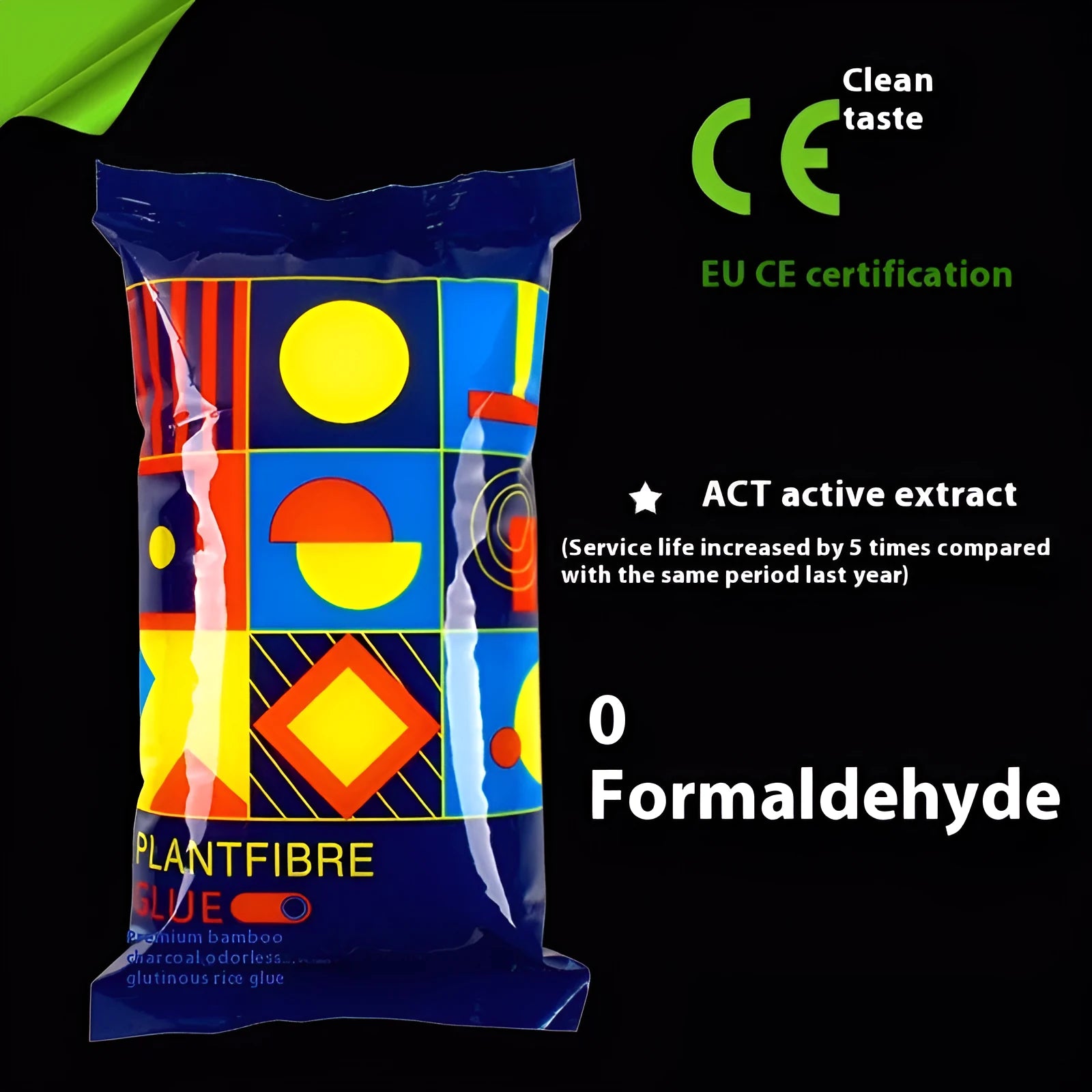 Three rolls of Glutinous Rice Glue E, a formaldehyde-free wallpaper adhesive with a clean smell.