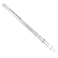Aluminium golf putting track guide 91cm x 4.1cm push rod ruler with optional leather storage case