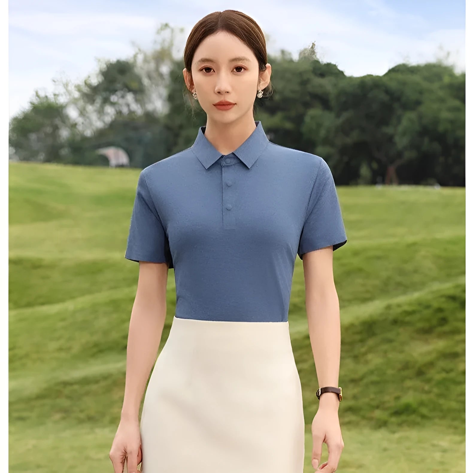 Sorona seamless short sleeve polo shirt for men and women in multiple colours