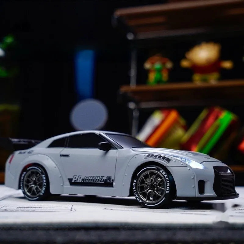 Proportional remote control drift car in Y914 cloudy blue colour with plastic body and USB charging