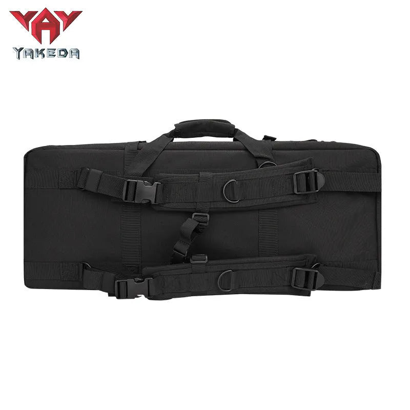 28-inch multi-functional tactical fishing bag polyester black colour outdoor gear storage