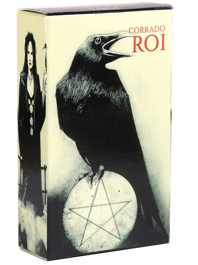 English Tarot Oracle Card Prism Card deck with coated paper finish, 44-78 cards in narrow and wide sizes, full English text.