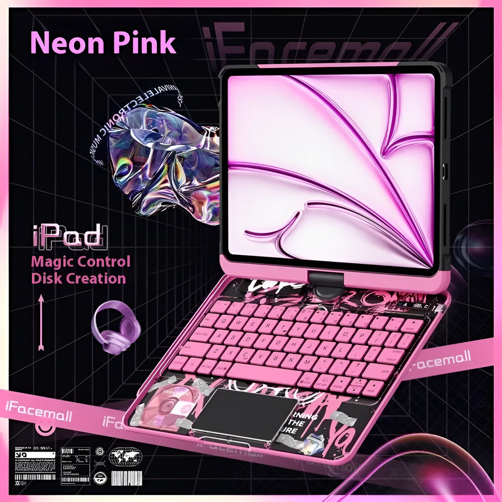 Blue iPad Pro protective case showing shockproof PC construction for 11-inch tablet