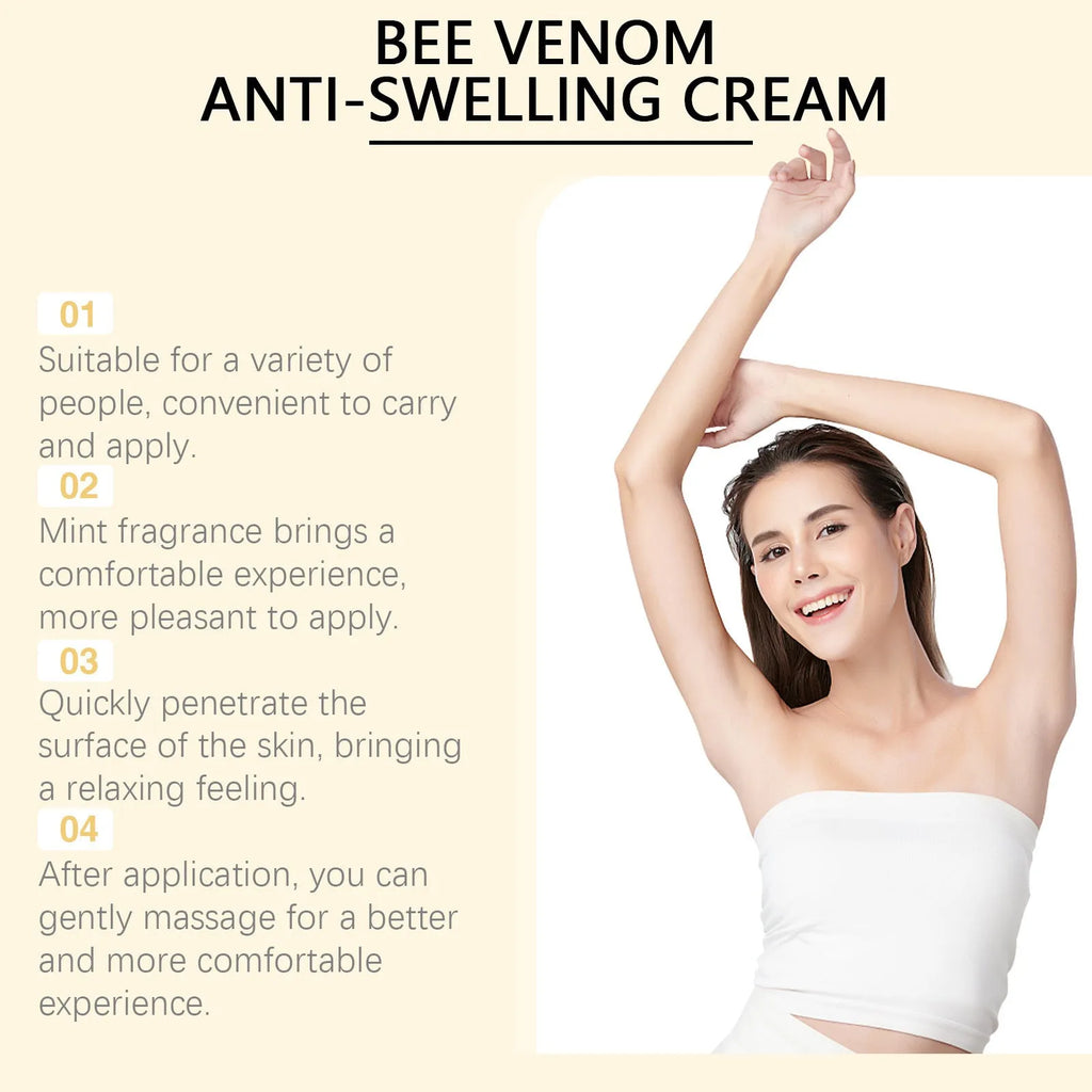 15g skin rejuvenation cream container with bee venom and vitamin B6