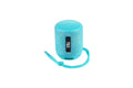 Portable wireless Bluetooth speaker in black measuring 73.4mm with USB charging