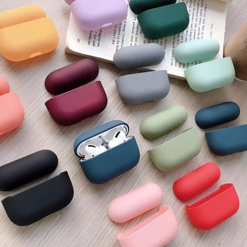 Plastic protective case for Apple AirPods 3 Pro in multiple colour options.