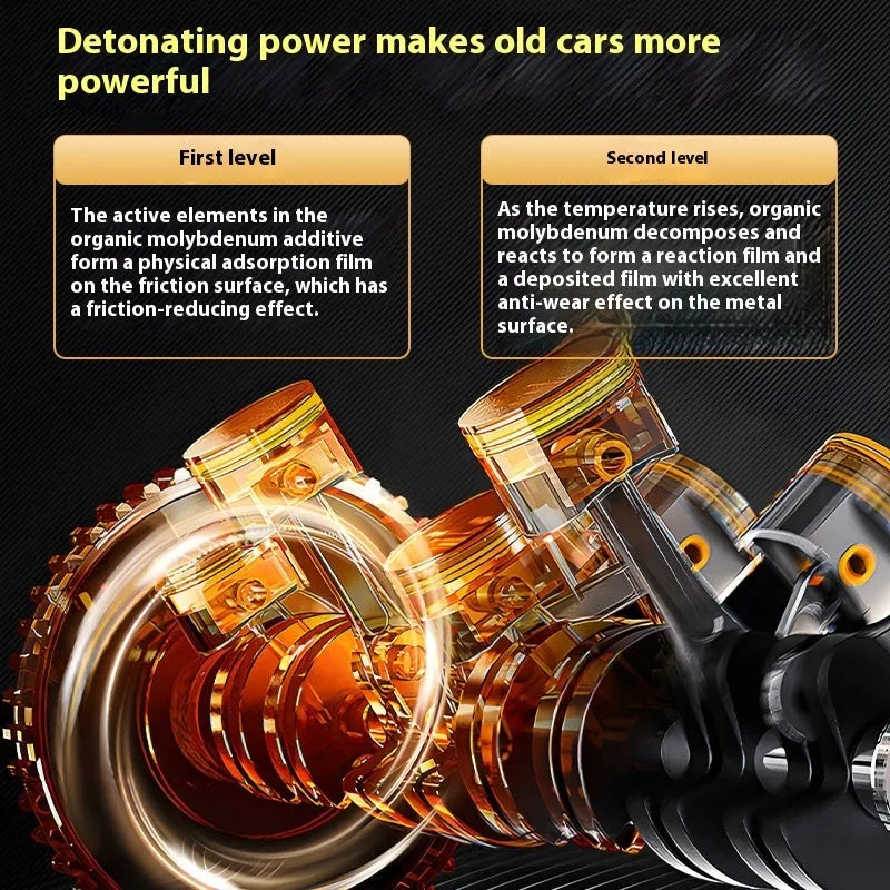 60ml white bottle of automobile engine anti-wear protective agent oil additive.