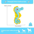 Plush squeaky pet toy in King Crab colour for interactive play with dogs and cats