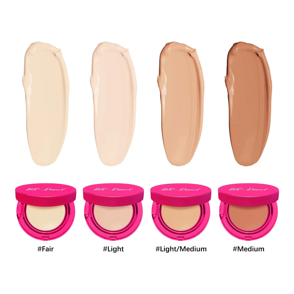20g bottle of lightweight moisturising liquid foundation in four colour options