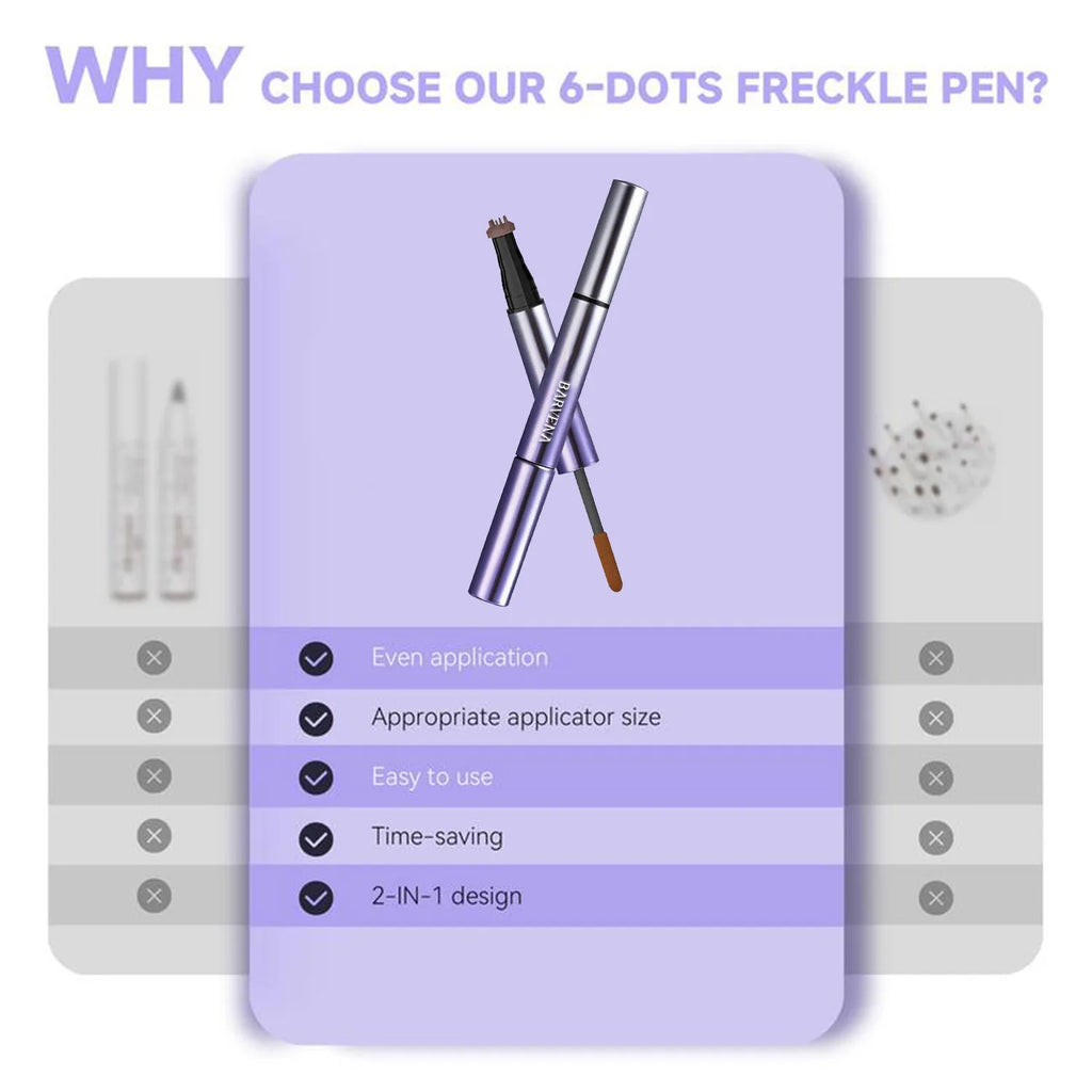 Double-headed pen brow cream shaping eyebrow pencil in brown and black for universal skin types