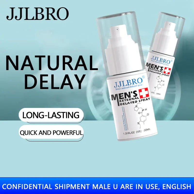 JJLBRO white delayed spray bottle 30ml plant extract intimacy enhancement product