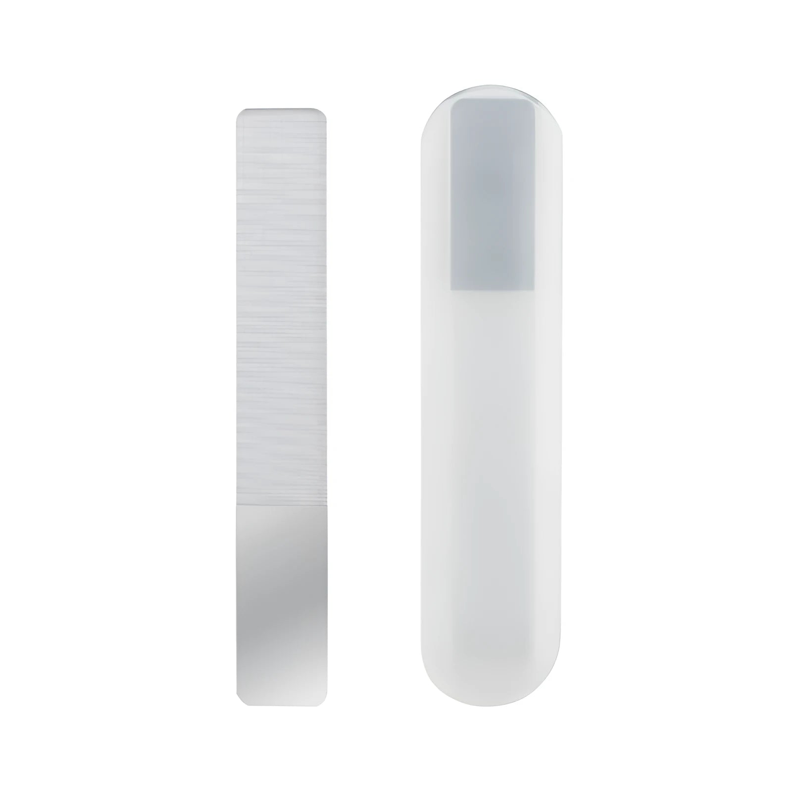 Transparent nano glass nail file 9 x 1.3 x 0.2 cm for physical nail polishing without polish