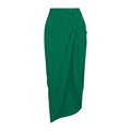 Women's gauze skirt one-piece swimsuit in polyester fabric