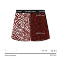 Men's leopard print casual shorts in ice silk fabric with quick-drying properties
