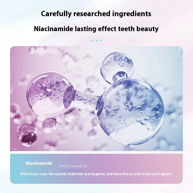 Nicotinamide dazzling white toothpaste in 100g tube for adult oral care