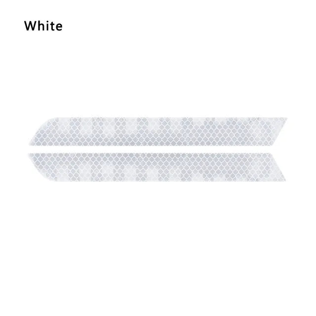Car rear bumper reflective sticker PET film light bar red single chip 21.5x2.5cm