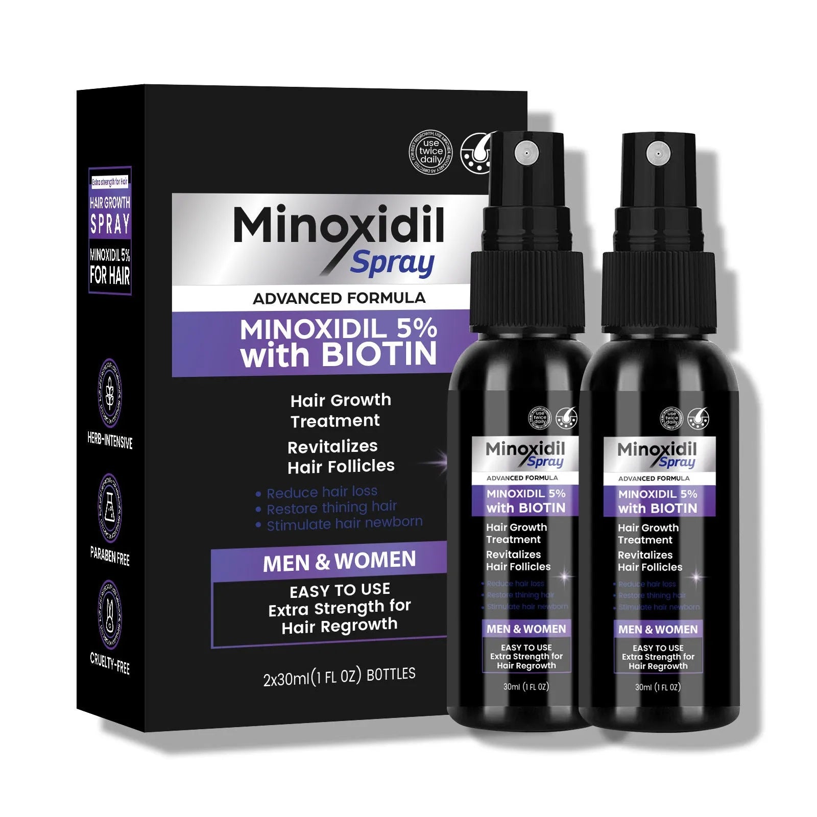 Mino Hair Care Nourishing Hair Supple Scalp Care 30ml hair fixing spray twin pack