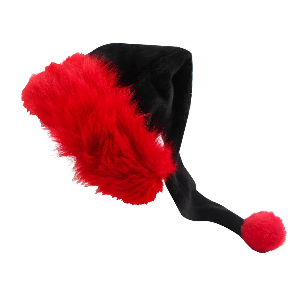 Plush thickened Christmas hat in European classical style with polyester fabric
