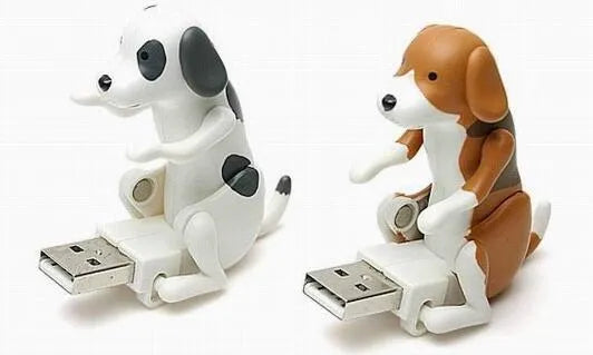 USB dancing dog toy made from ABS with random colour option for desk decoration