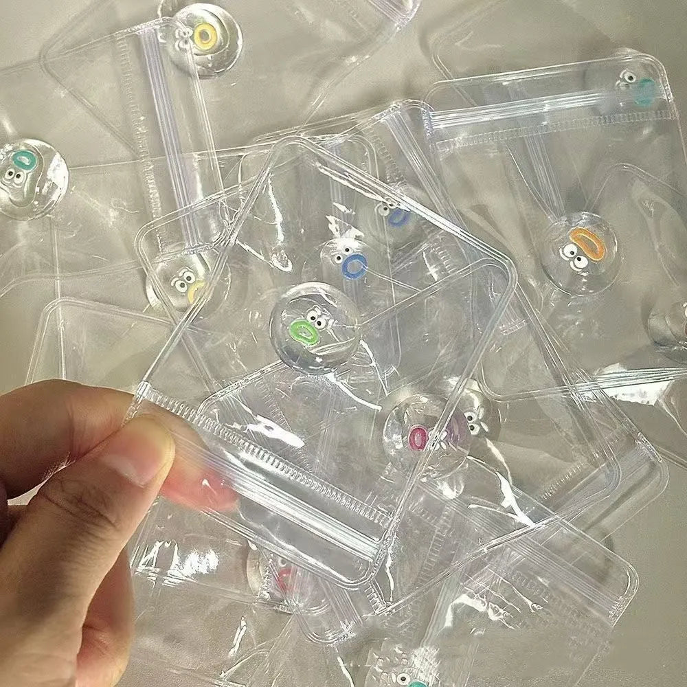 Crystal bubble ball pinch decompression TPR stress relief squeeze toy in transparent colour