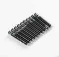 Pack of 10 small steel ink sac bladders for vintage fountain pen repair.