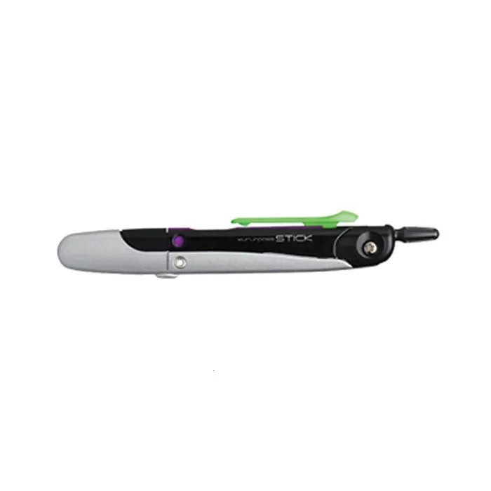 122mm automatic pen with integrated compass and pencil function in grey or pink colour