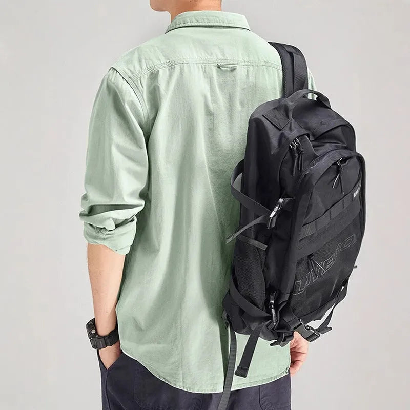 Men's loose fit shirt overalls with long sleeves in polyester fibre available in multiple colours