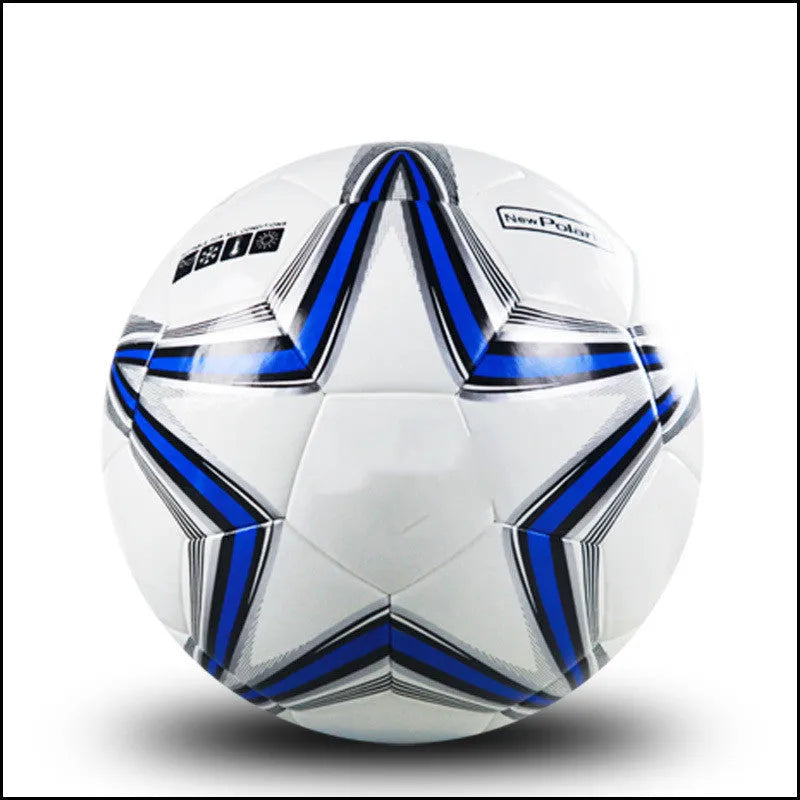 UEFA Champions League football with PU leather outer and butyl liner, quasi size 4 or 5, multi-colour options.