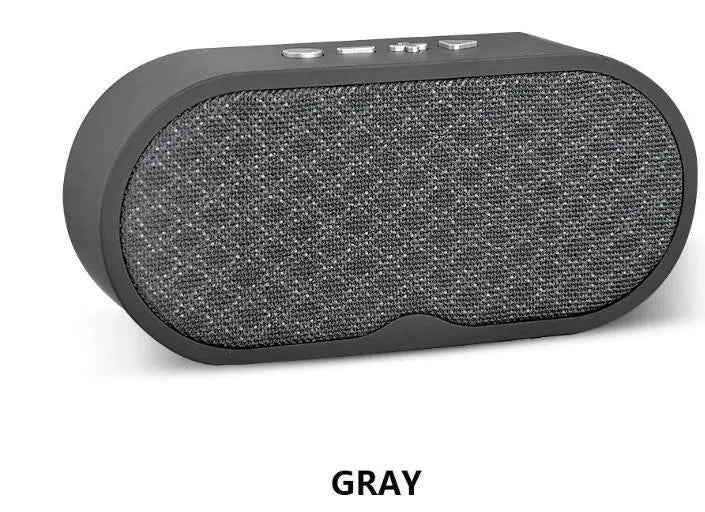 Bluetooth wireless subwoofer speaker with HD microphone in plastic housing with TF/USB playback support